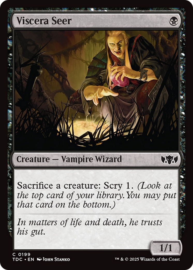 Viscera Seer [Tarkir: Dragonstorm Commander] | Chromatic Games