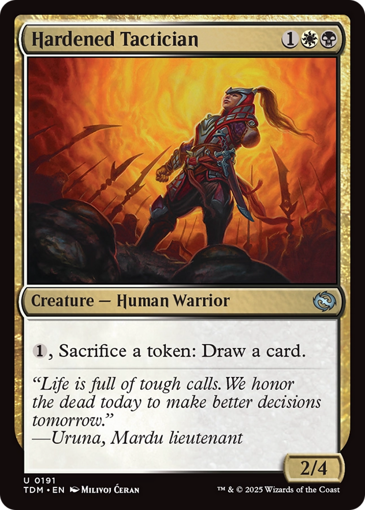 Hardened Tactician [Tarkir: Dragonstorm] | Chromatic Games