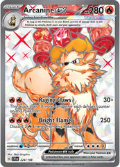 Arcanine ex (224/198) [Scarlet & Violet: Base Set] | Chromatic Games