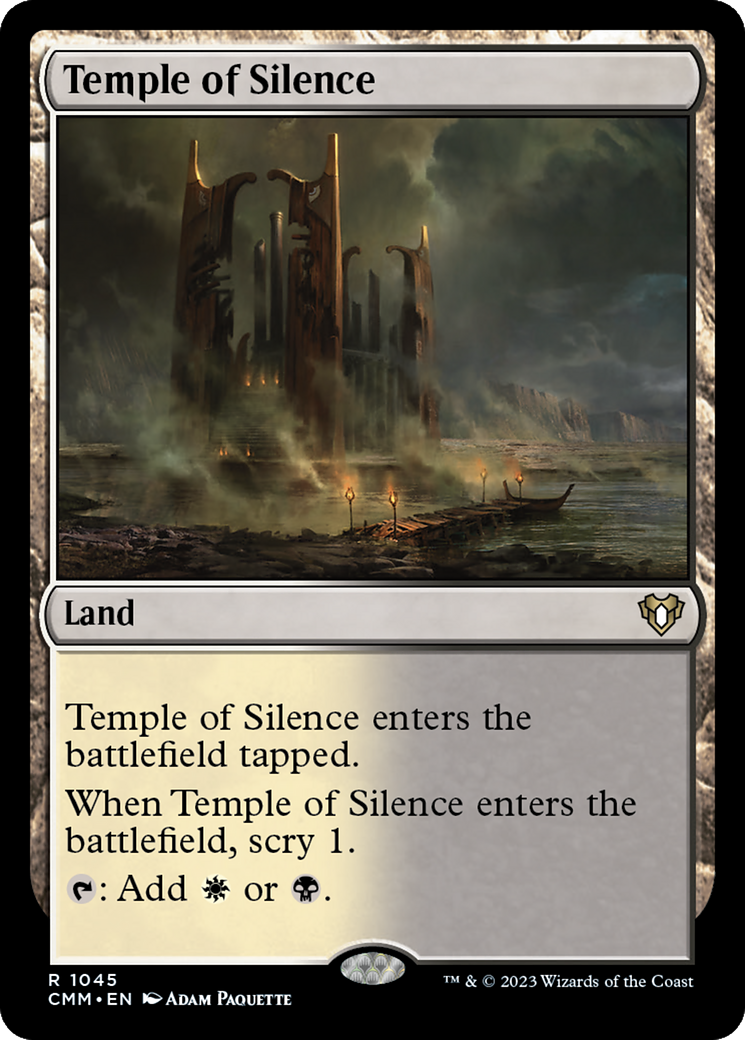 Temple of Silence [Commander Masters] | Chromatic Games