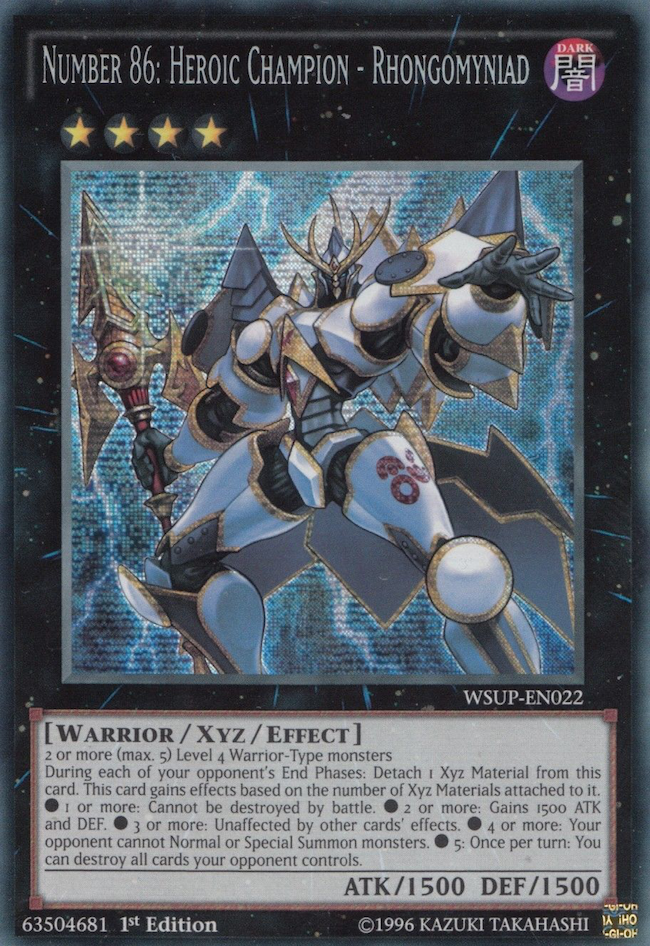 Number 86: Heroic Champion - Rhongomyniad [WSUP-EN022] Secret Rare | Chromatic Games