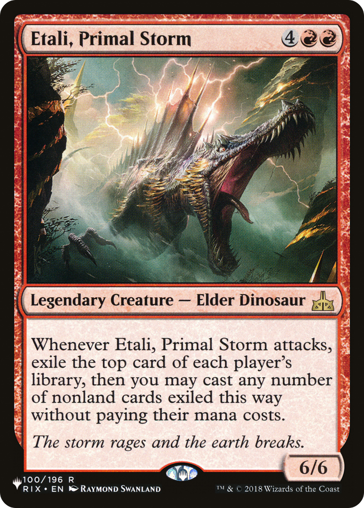 Etali, Primal Storm [The List] | Chromatic Games