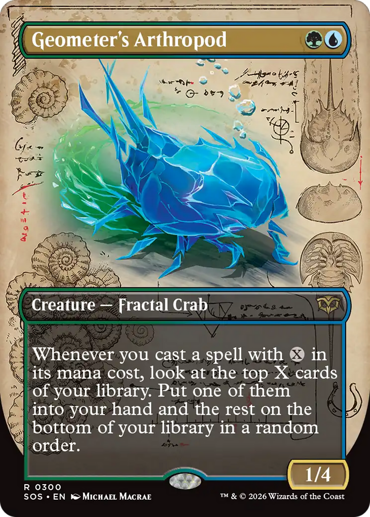 Geometer's Arthropod (Borderless) [Secrets of Strixhaven] | Chromatic Games