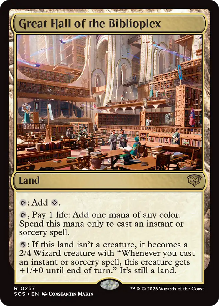 Great Hall of the Biblioplex [Secrets of Strixhaven] | Chromatic Games