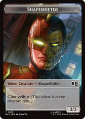 Shapeshifter (018) // Villain (025) Double-Sided Token (Surge Foil) [Marvel Super Heroes Commander Tokens] | Chromatic Games