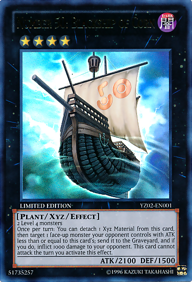 Number 50: Blackship of Corn [YZ02-EN001] Ultra Rare | Chromatic Games