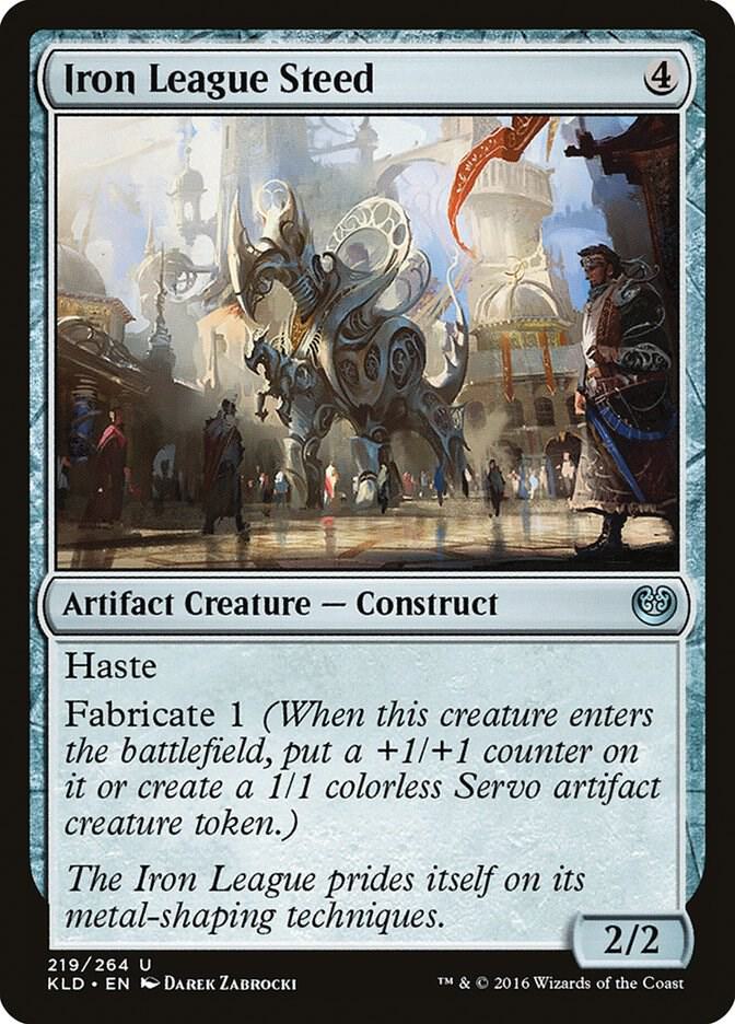 Iron League Steed 219/264 (Kaladesh)  | Chromatic Games