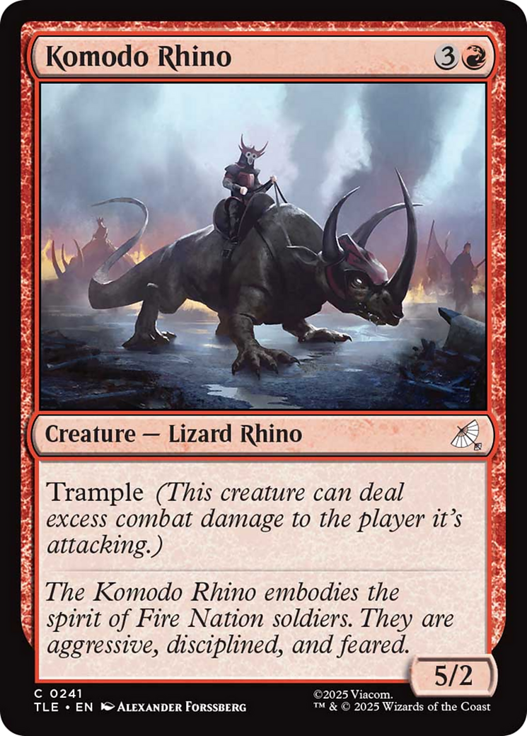Komodo Rhino [Avatar: The Last Airbender: Eternal-Legal] | Chromatic Games