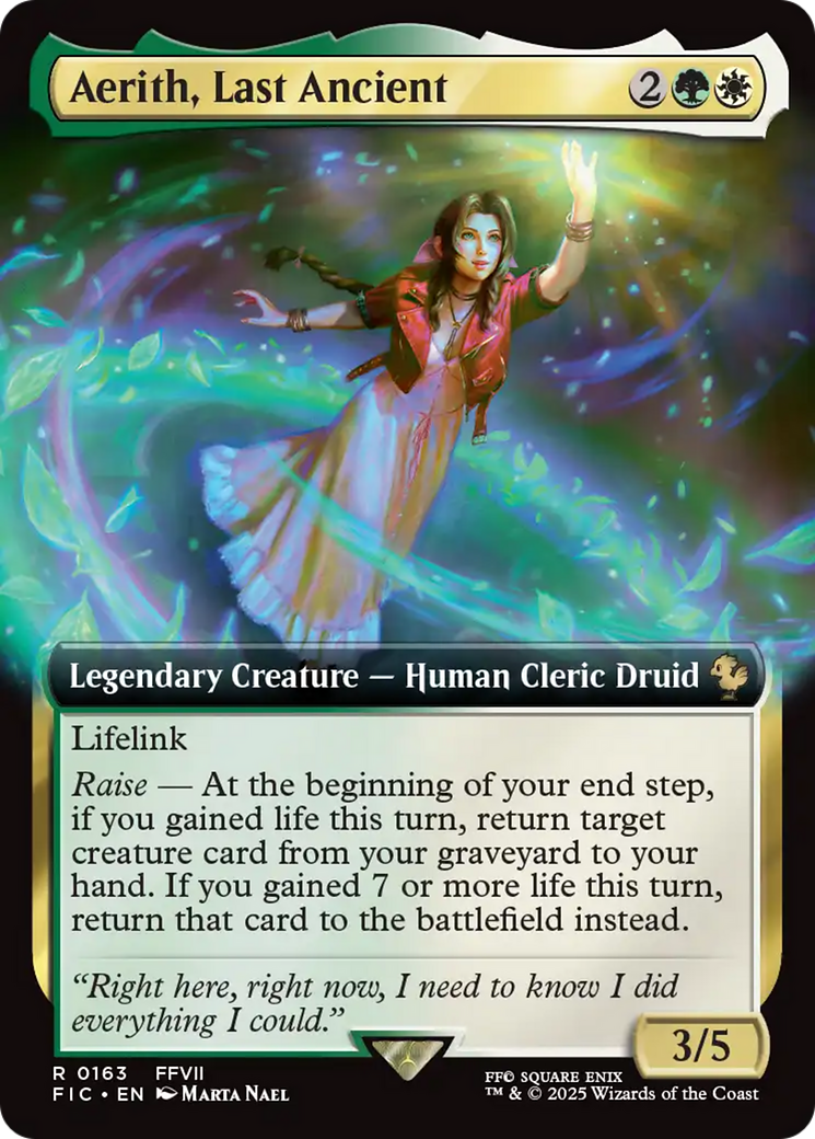 Aerith, Last Ancient (Extended Art) [FINAL FANTASY Commander] | Chromatic Games