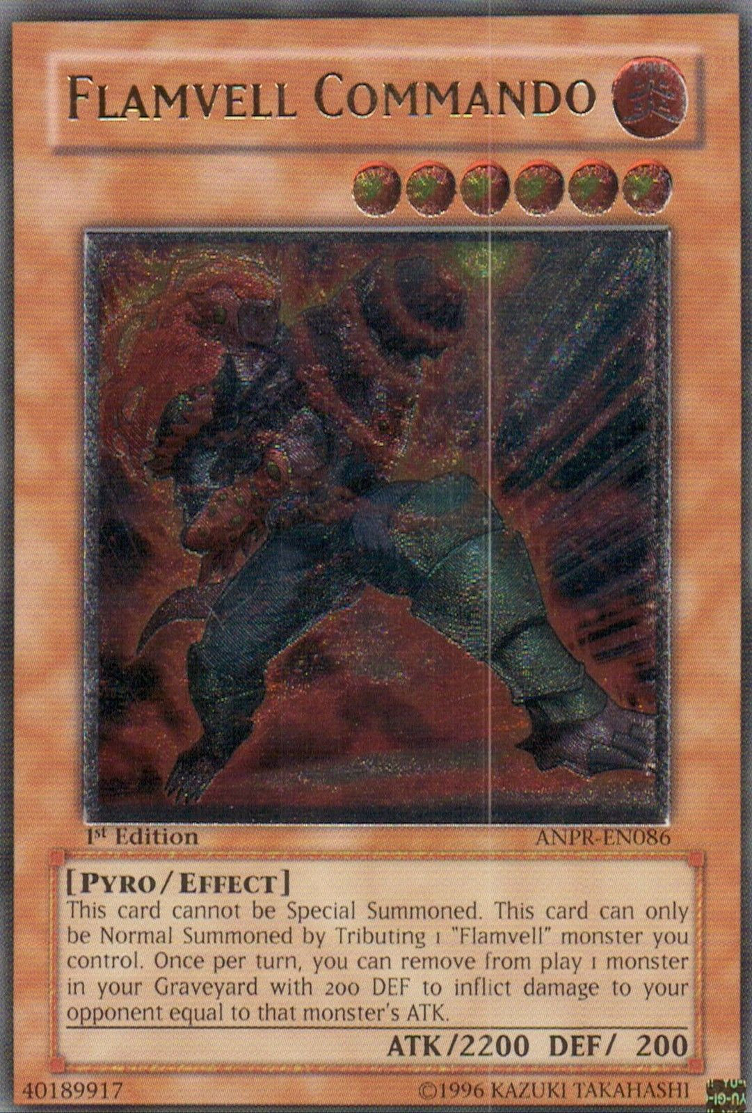 Flamvell Commando (UTR) [ANPR-EN086] Ultimate Rare | Chromatic Games