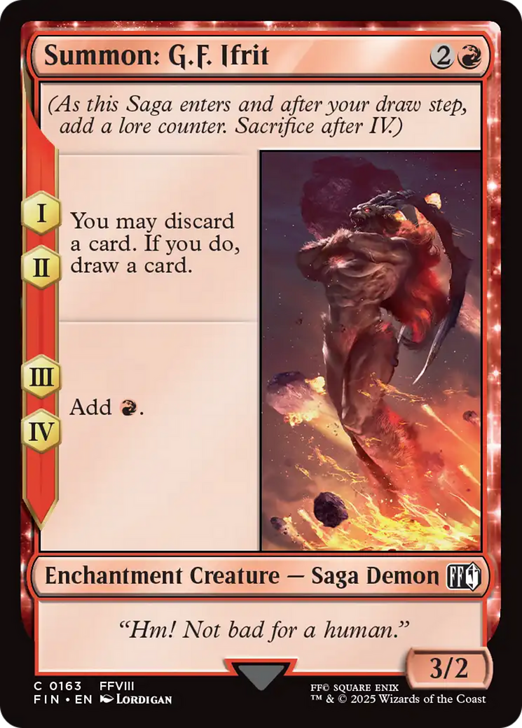 Summon: G.F. Ifrit [FINAL FANTASY] | Chromatic Games