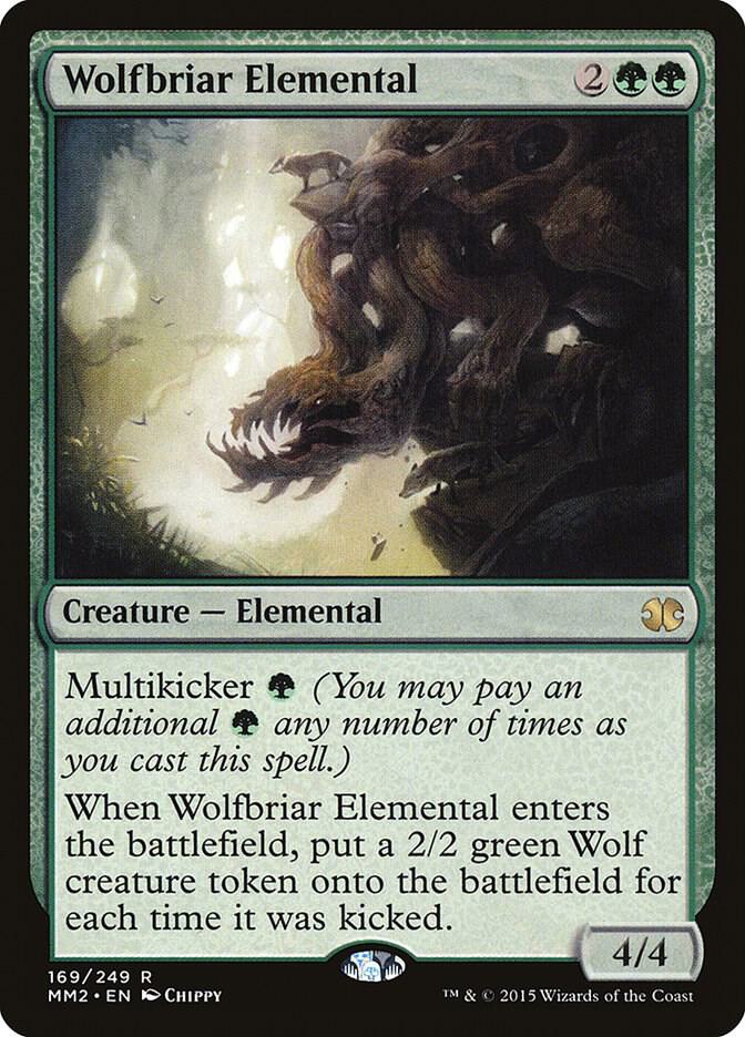 Wolfbriar Elemental 169/249 (Modern Masters 2015)  | Chromatic Games