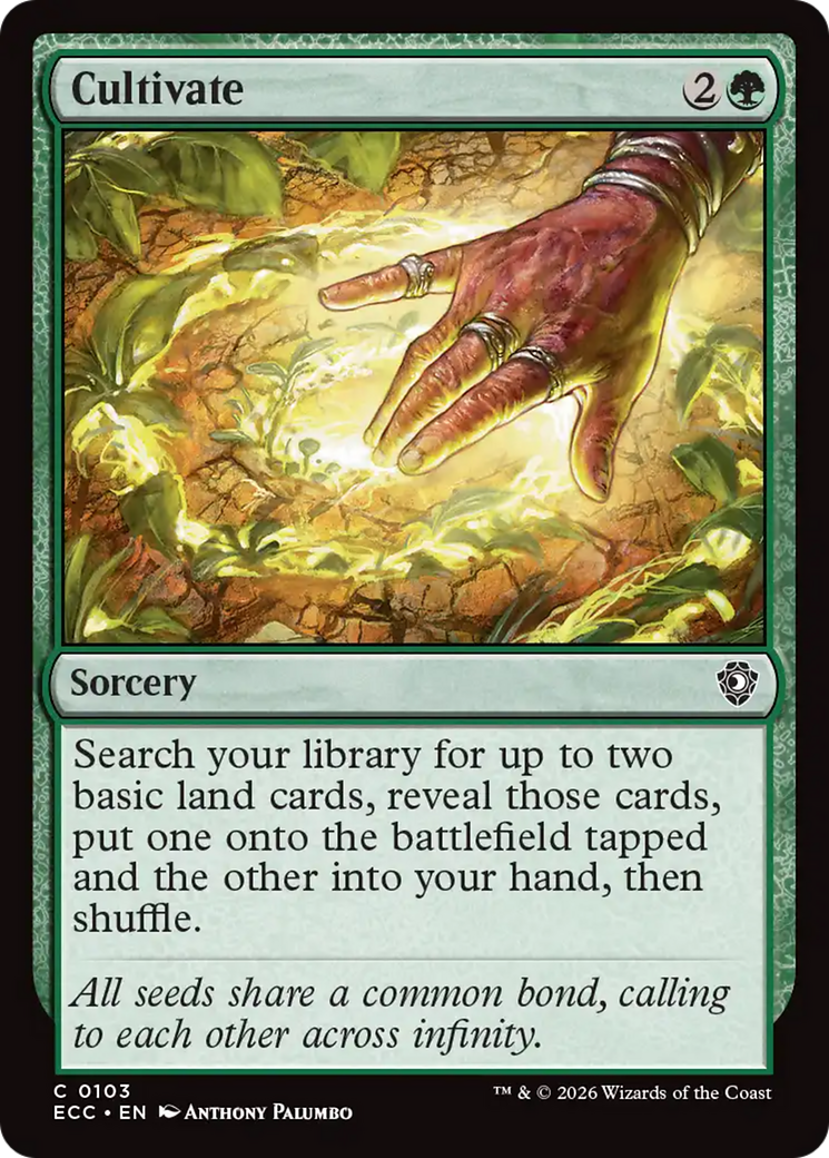 Cultivate [Lorwyn Eclipsed Commander] | Chromatic Games