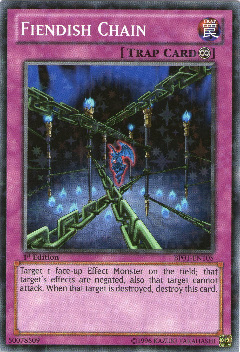 Fiendish Chain [BP01-EN105] Starfoil Rare | Chromatic Games