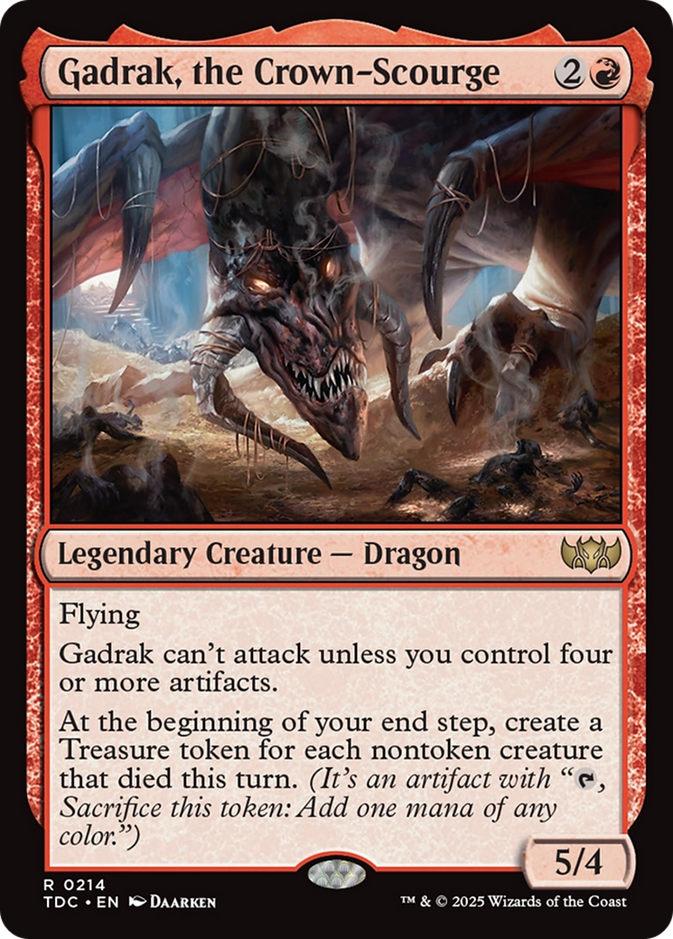 Gadrak, the Crown-Scourge [Tarkir: Dragonstorm Commander] | Chromatic Games