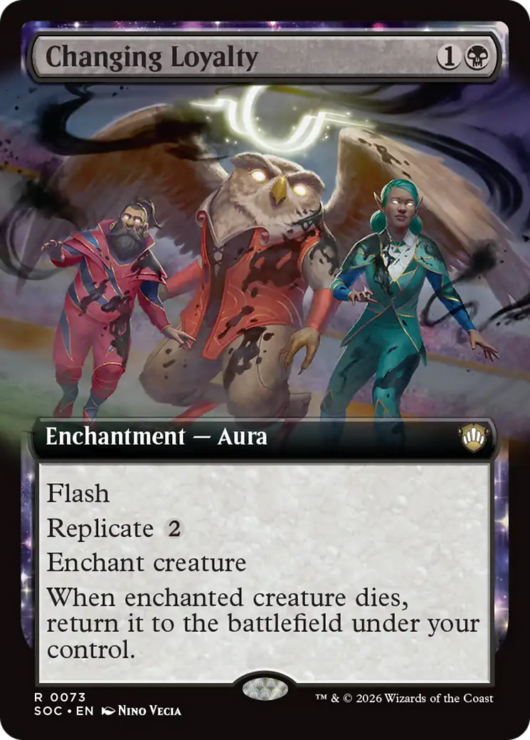 Changing Loyalty (Extended Art) [Secrets of Strixhaven Commander] | Chromatic Games