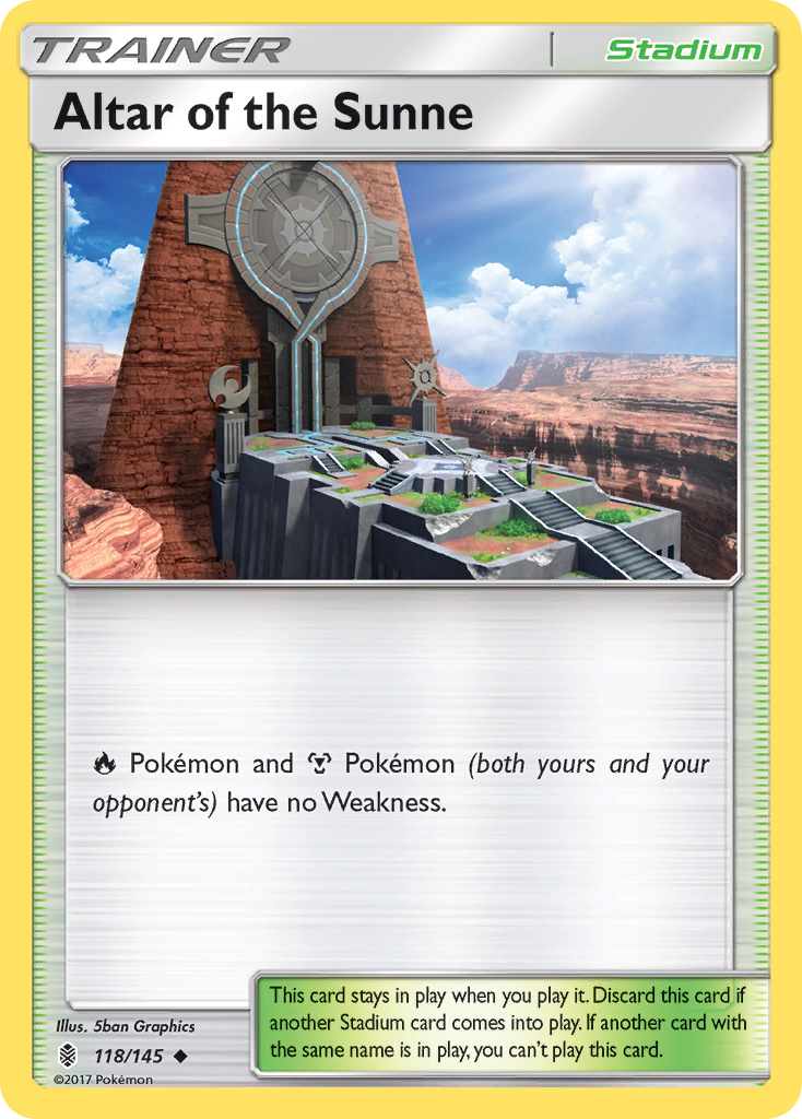 Altar of the Sunne (118/145) [Sun & Moon: Guardians Rising] | Chromatic Games