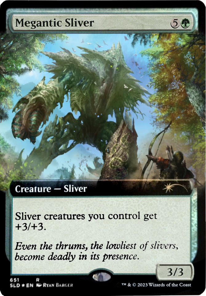 Megantic Sliver (Extended Art) [Secret Lair Drop Promos] | Chromatic Games