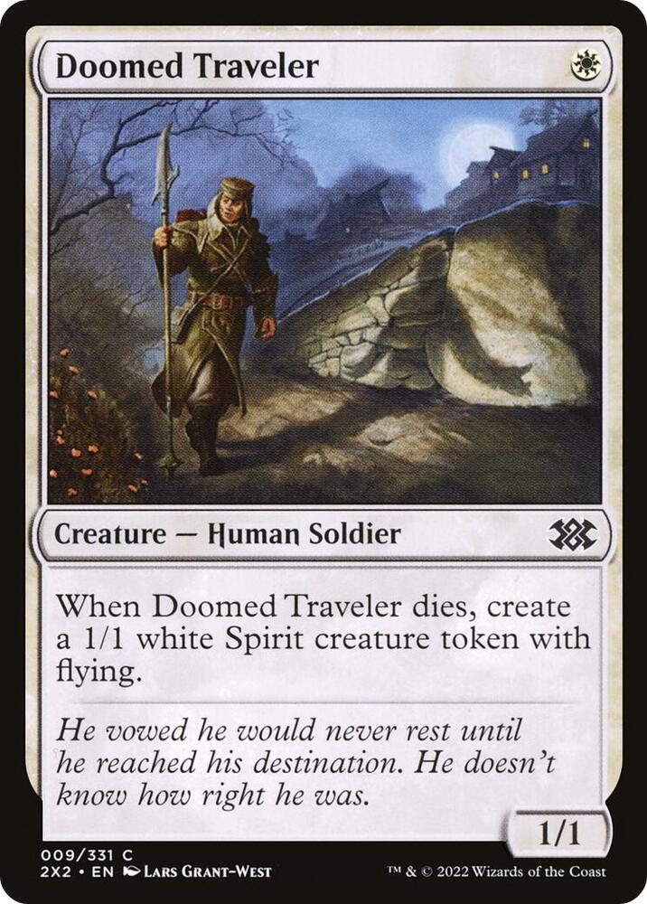 Doomed Traveler 9/331 (Double Masters 2022)  - Foil | Chromatic Games