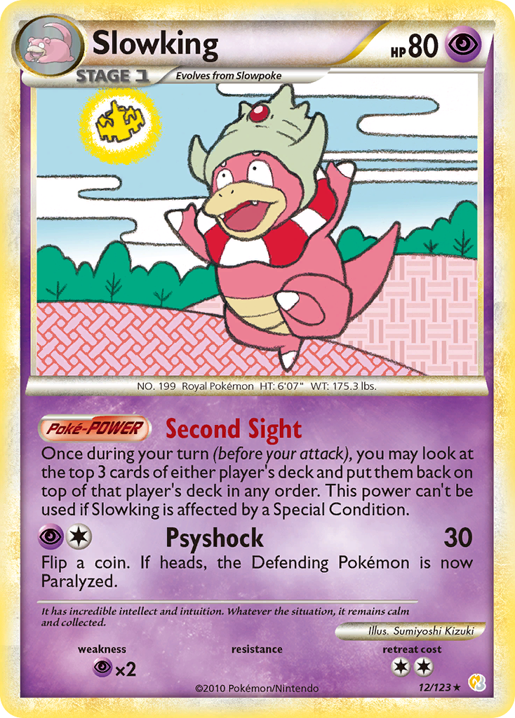 Slowking (12/123) [HeartGold & SoulSilver: Base Set] | Chromatic Games