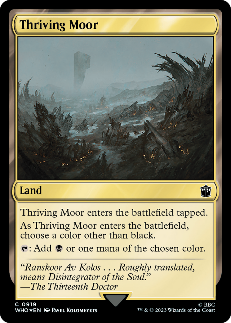 Thriving Moor (Surge Foil) [Doctor Who] | Chromatic Games