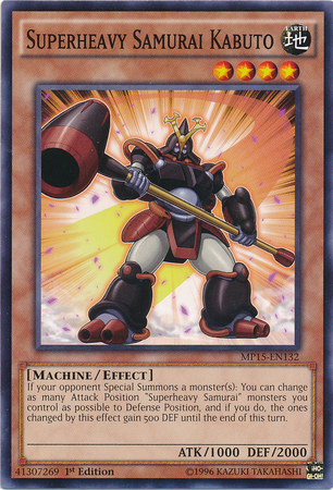 Superheavy Samurai Kabuto [MP15-EN132] Common | Chromatic Games