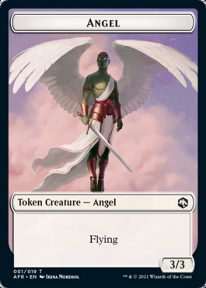 Angel Token [Dungeons & Dragons: Adventures in the Forgotten Realms Tokens] | Chromatic Games