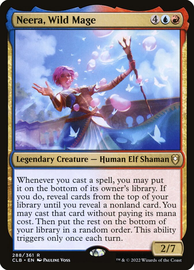 Neera, Wild Mage 288 (Commander Legends: Battle for Baldur's Gate)  | Chromatic Games