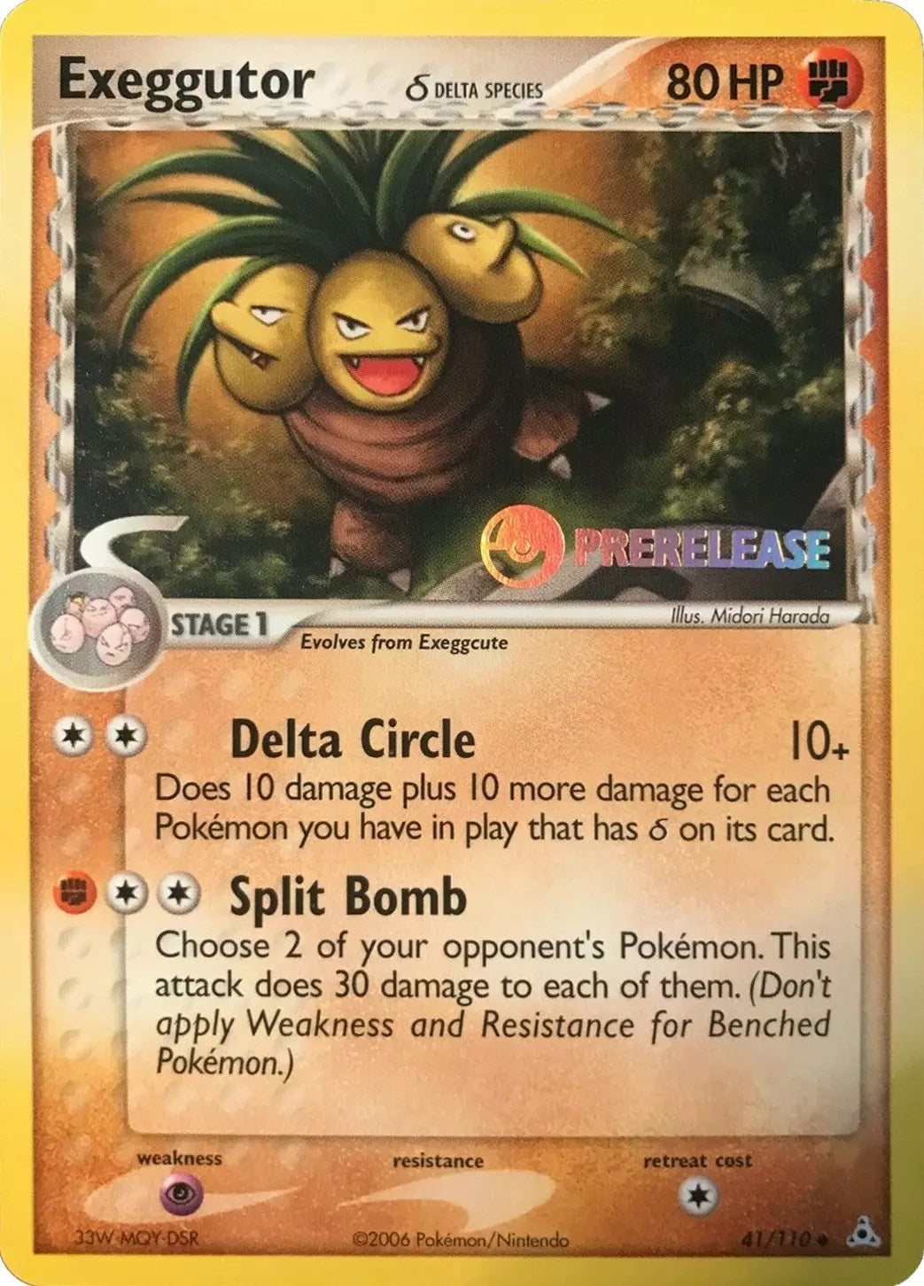 Exeggutor (41/110) (Prerelease) [EX: Holon Phantoms] | Chromatic Games