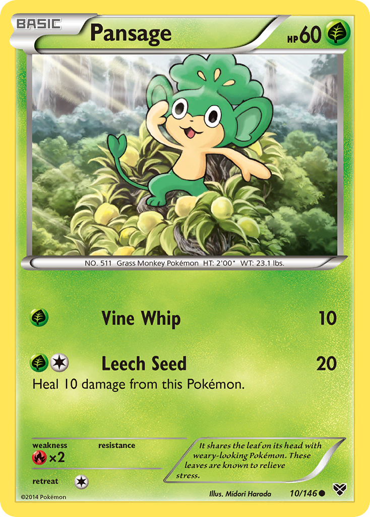 Pansage (10/146) [XY: Base Set] | Chromatic Games