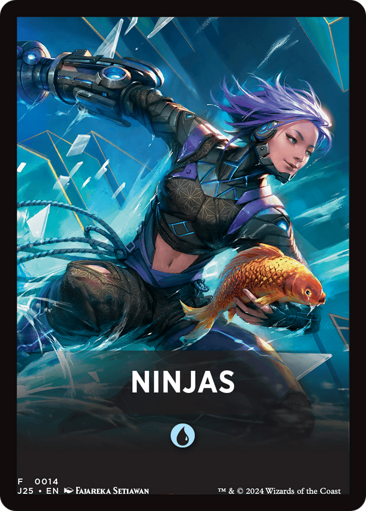 Ninjas Theme Card [Foundations Jumpstart Front Cards] | Chromatic Games