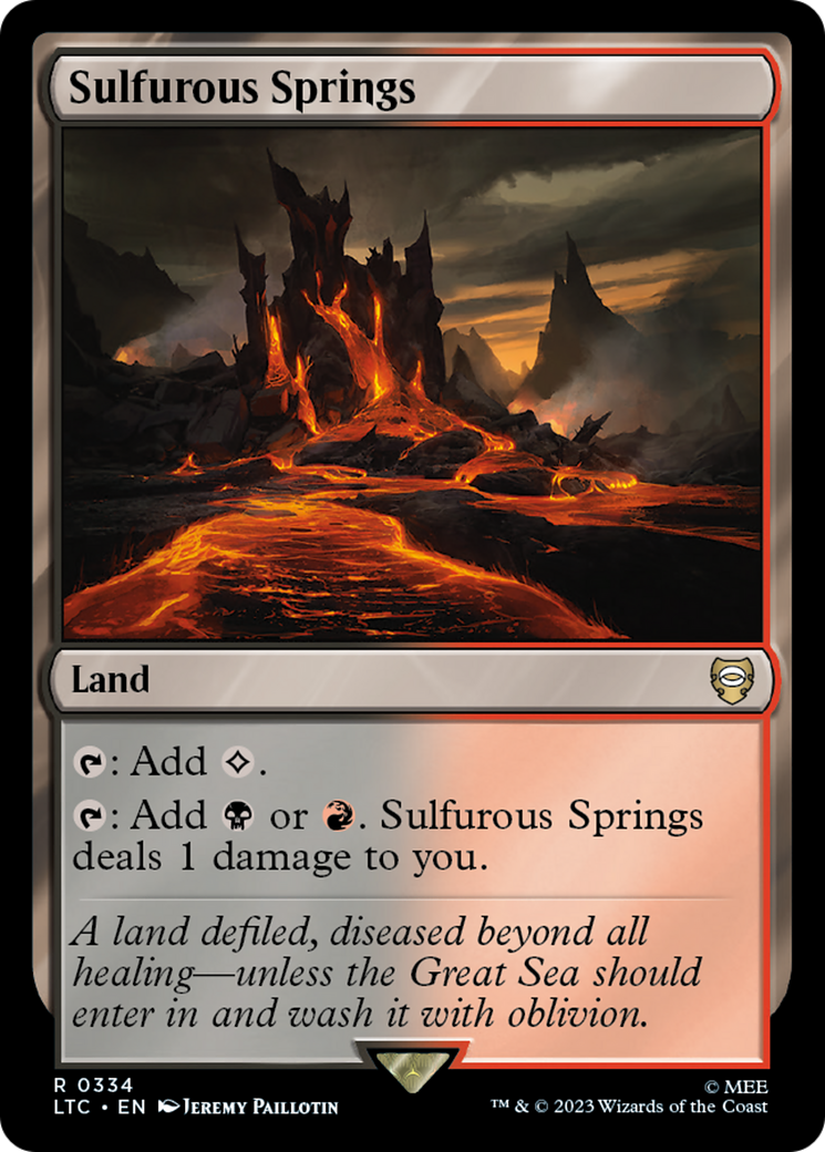 Sulfurous Springs [The Lord of the Rings: Tales of Middle-Earth Commander] | Chromatic Games