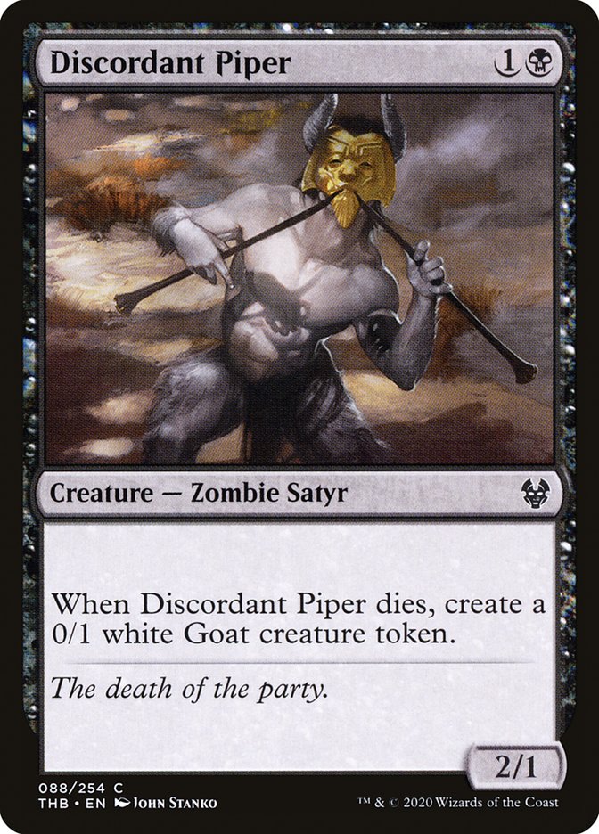 Discordant Piper 88/254 (Theros Beyond Death)  | Chromatic Games
