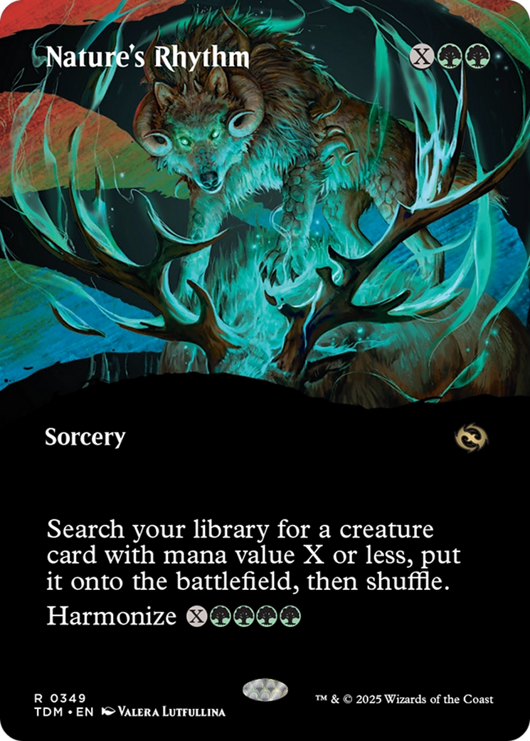 Nature's Rhythm (Borderless) [Tarkir: Dragonstorm] | Chromatic Games