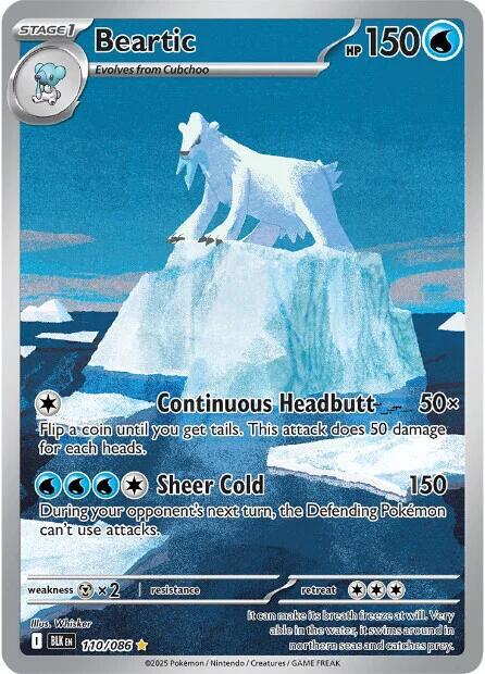 Beartic 110/086 (SV: Black Bolt)  - Holofoil | Chromatic Games
