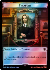 Soldier // Treasure (0060) Double-Sided Token (Surge Foil) [Doctor Who Tokens] | Chromatic Games