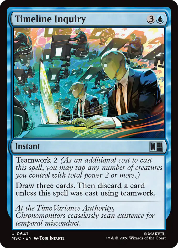 Timeline Inquiry [Marvel Super Heroes Commander] | Chromatic Games