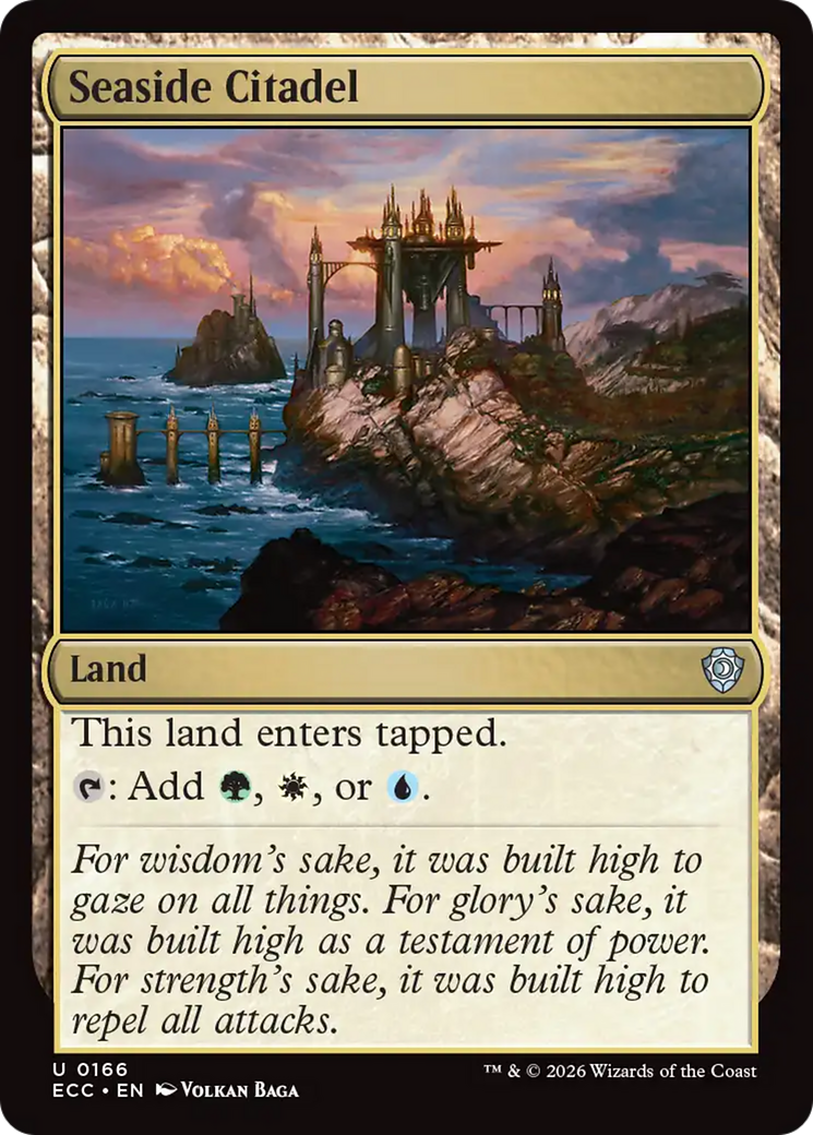 Seaside Citadel [Lorwyn Eclipsed Commander] | Chromatic Games