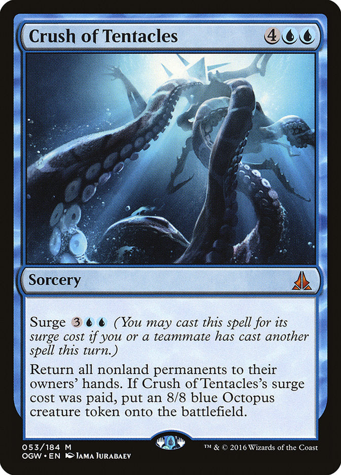 Crush of Tentacles 53/184 (Oath of the Gatewatch)  - Foil | Chromatic Games
