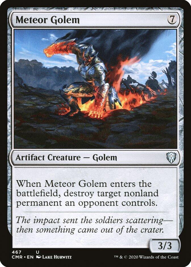 Meteor Golem 467 (Commander Legends)  | Chromatic Games
