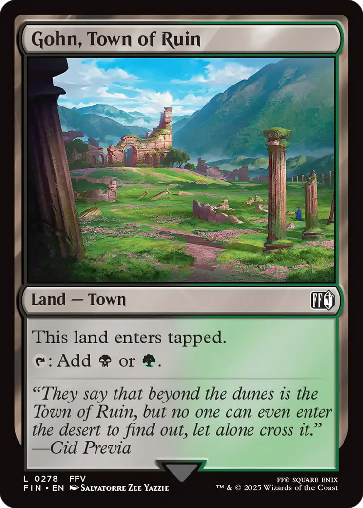Gohn, Town of Ruin [FINAL FANTASY] | Chromatic Games
