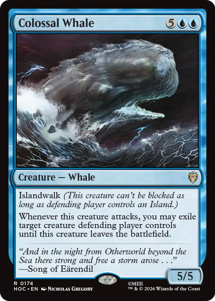 Colossal Whale [The Hobbit: Eternal-Legal] | Chromatic Games