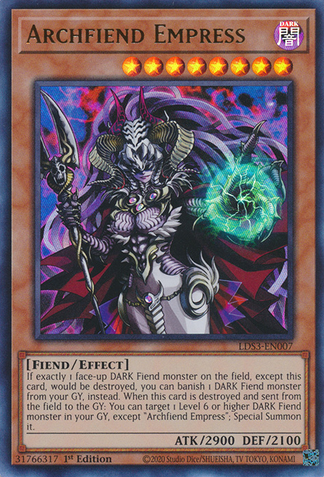 Archfiend Empress [LDS3-EN007] Ultra Rare | Chromatic Games