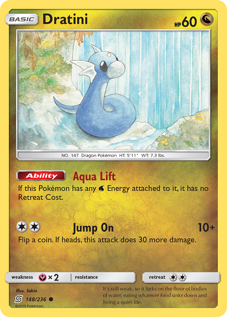 Dratini (148/236) [Sun & Moon: Unified Minds] | Chromatic Games