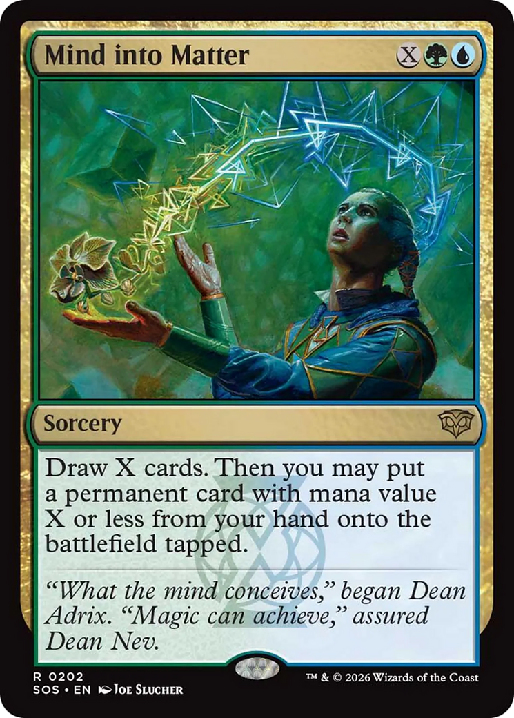Mind into Matter [Secrets of Strixhaven] | Chromatic Games