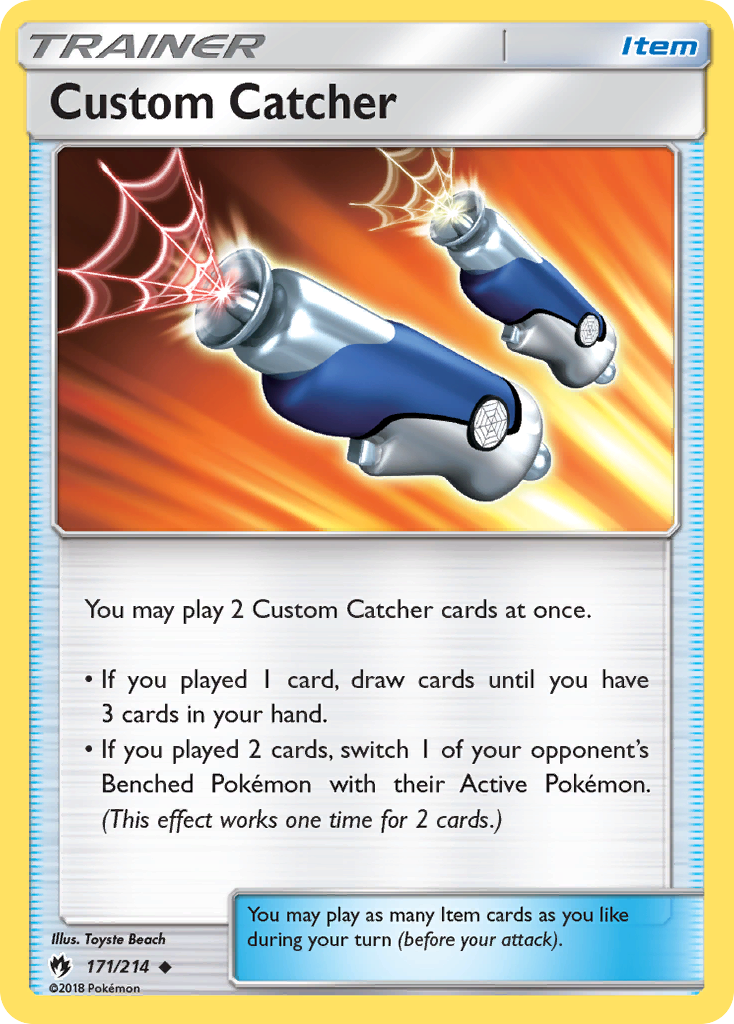 Custom Catcher (171/214) [Sun & Moon: Lost Thunder] | Chromatic Games