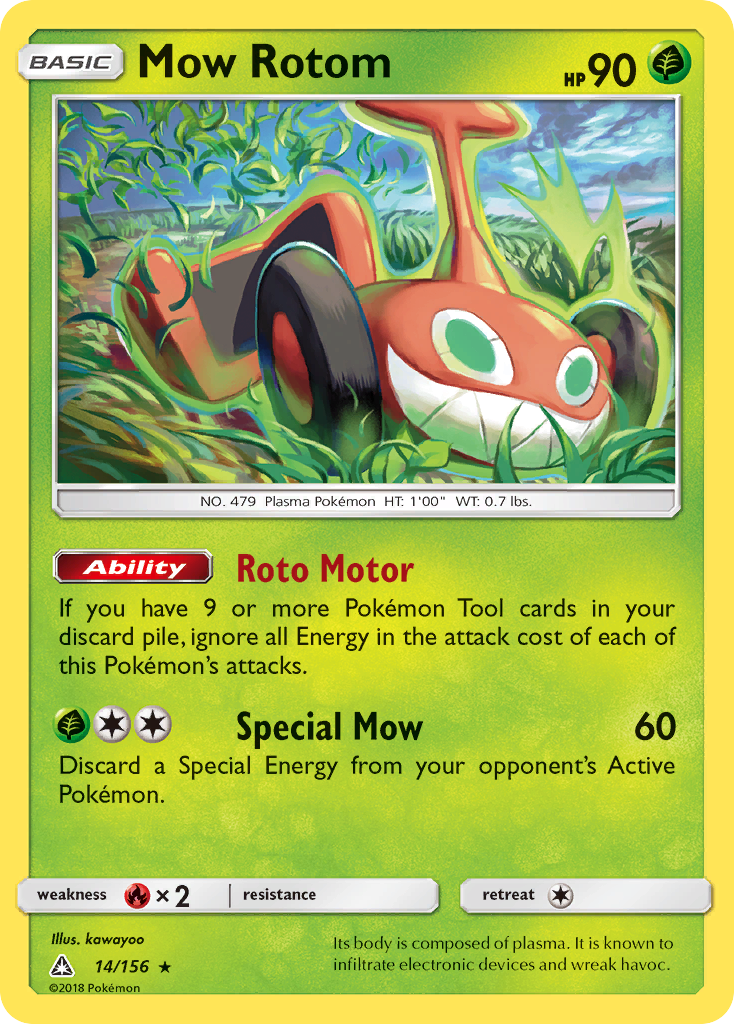 Mow Rotom (14/156) [Sun & Moon: Ultra Prism] | Chromatic Games