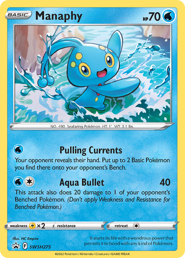 Manaphy (SWSH275) [Sword & Shield: Black Star Promos] | Chromatic Games