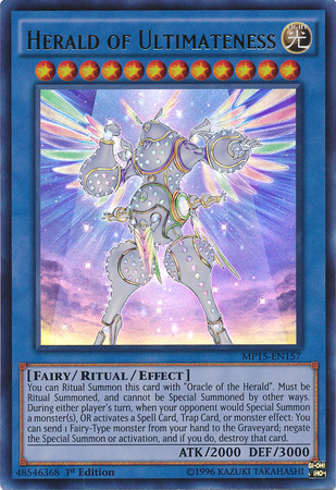 Herald of Ultimateness [MP15-EN157] Ultra Rare | Chromatic Games