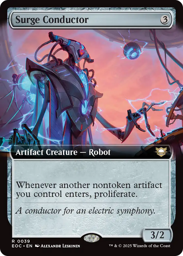 Surge Conductor (Extended Art) [Edge of Eternities Commander] | Chromatic Games